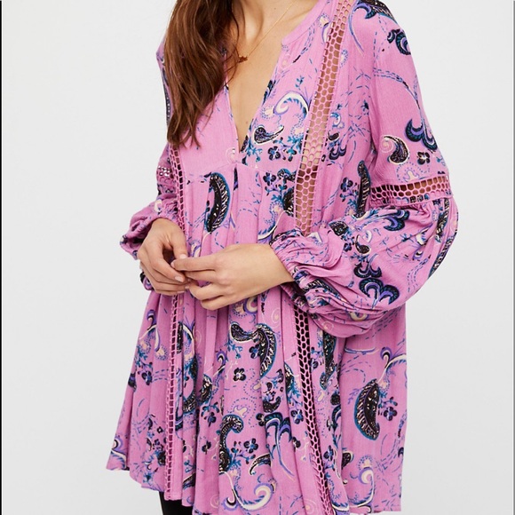 Free People Dresses & Skirts - COPY - NWT🌺FP Just the Two of Us Paisley Printed Tunic. Size M
